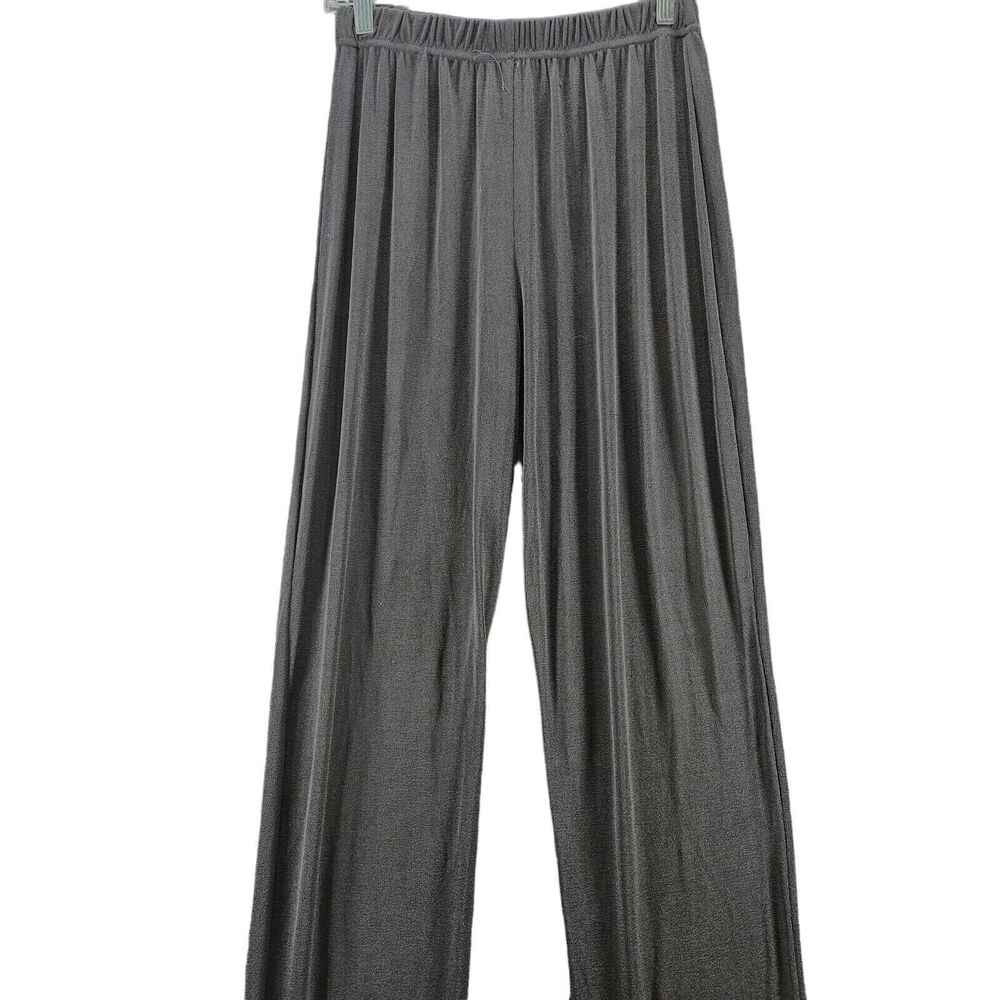 Frazier Lawrence Womens Pants Black Size Large Nylon Blend Elastic Waist Stretch